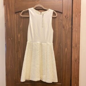 NWT Alice + Olivia dress size 4 BRAND NEW off white womens